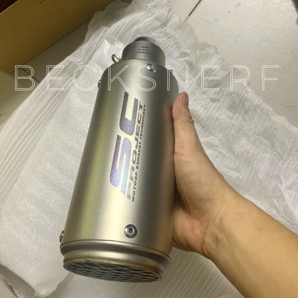 Pô thể thao SC Project titan lưới Miệng 51mm