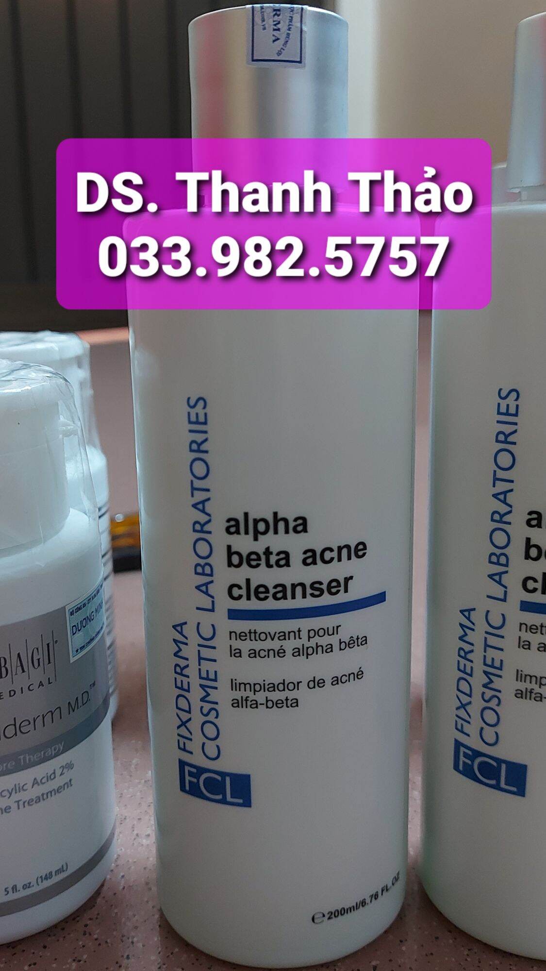 FCL Alpha-Beta ACNE Cleanser 200ml (MẪU MỚI)