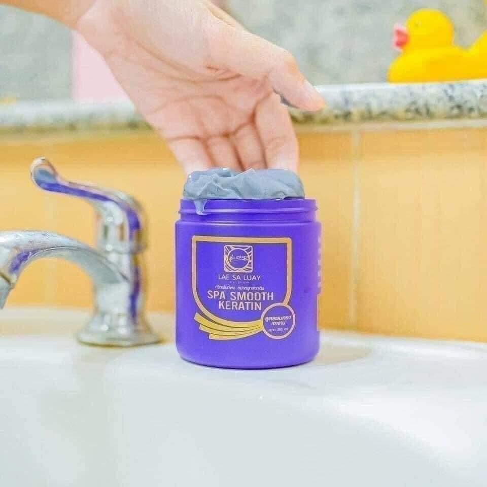 Ủ Tóc Lụa Lae Sa Luay Spa Smoot Keratin Phục Hồi Mềm Mượt Thái Lan