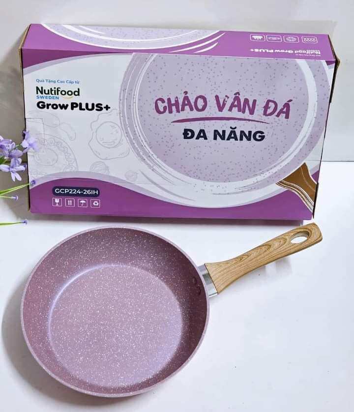 CHẢO VÂN ĐÁ GREEN COOK 26cm