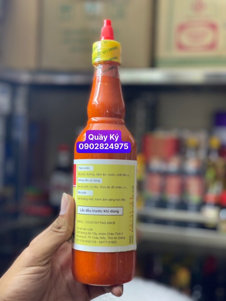 Tương ớt Đức Thành (Châu Đốc) siêu cay 550gr