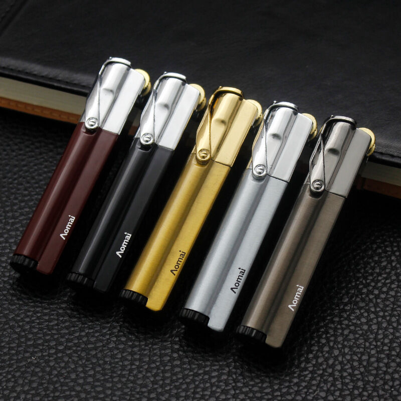  Bật Lửa Hộp Quẹt Khò Tia Xanh Aomai AM-322 Kim Loại  Chống Gió Cực Tốt 
