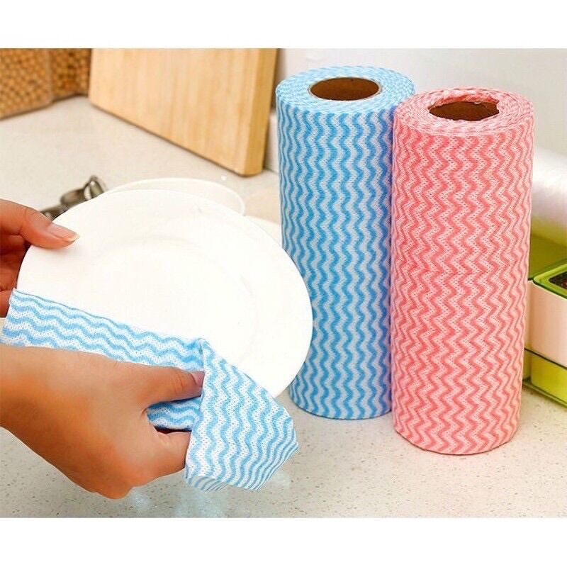 Khăn lau đa năng cuộn 50 cái