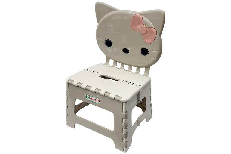 Ghế Xếp Tựa Lưng Mèo Kitty cho bé