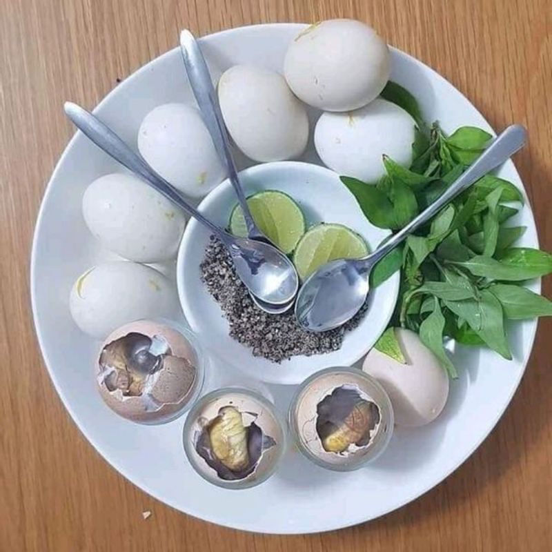 40 trứng gà ác lộn béo siêu ngon ăn là ghiền