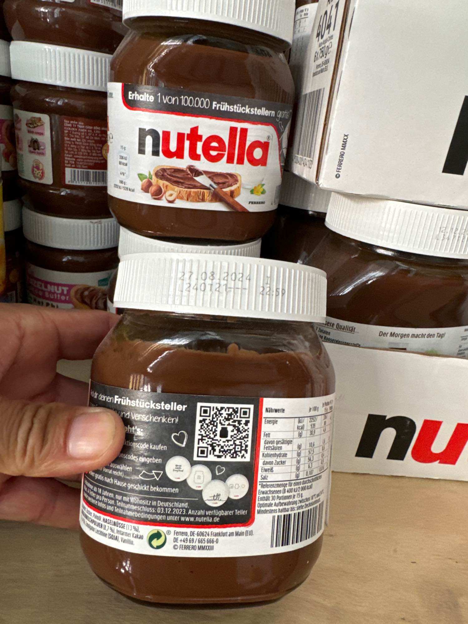 nutella 450g NHẬP KHẨU
