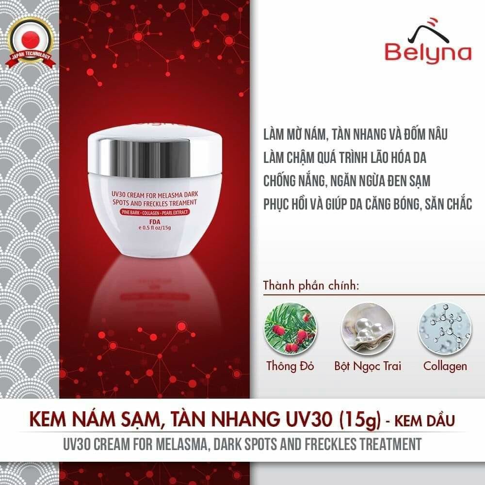 Kem belyna nám tàn nhang đồi mồi 15g