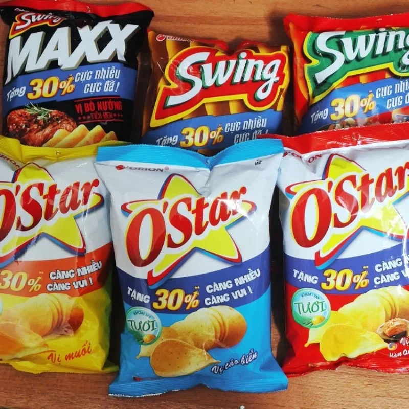 Bánh Snack Khoai tây Ostar & Swing 🌟Gói +30%🌟 60g