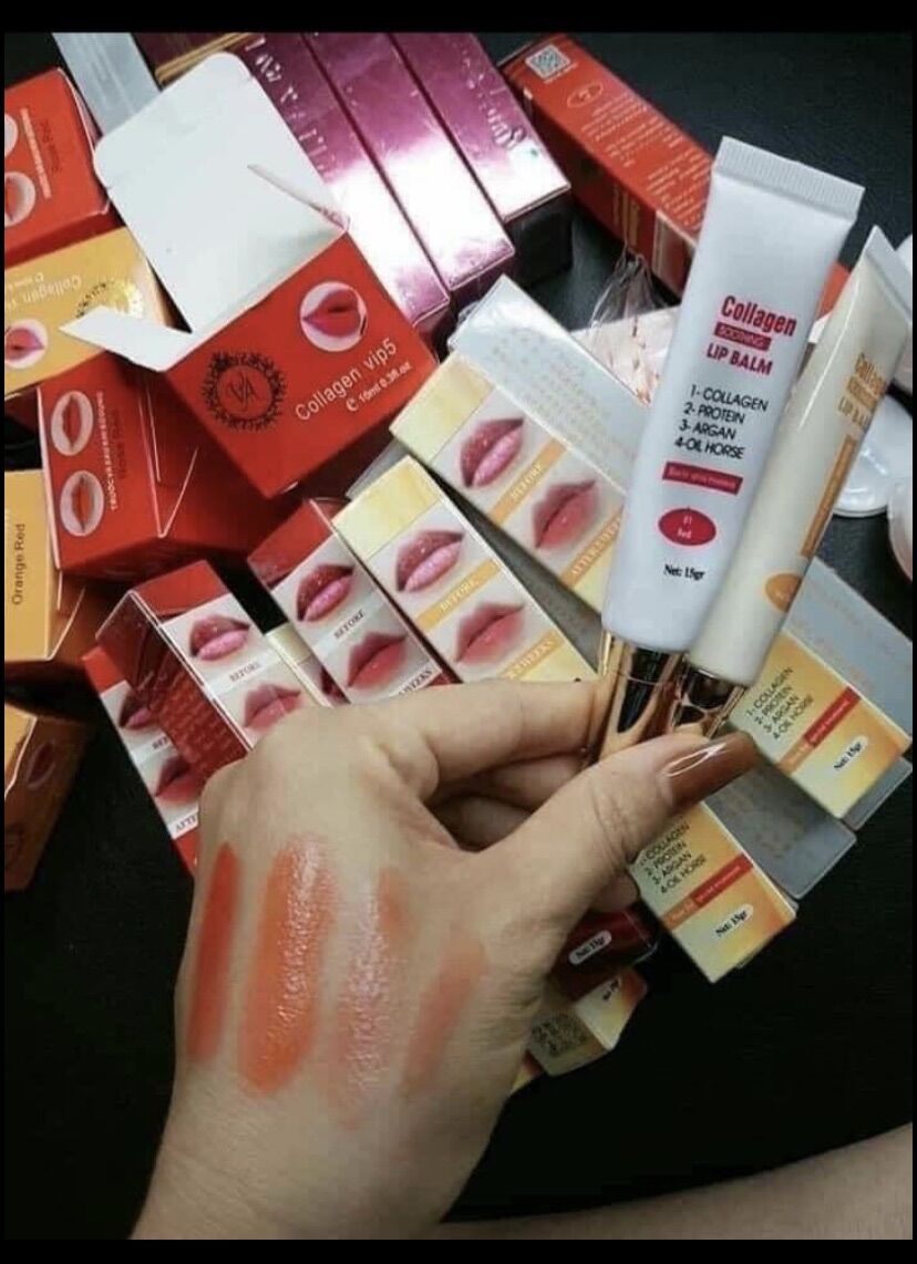 Dưỡng Collagen kích màu Môi sau Phun