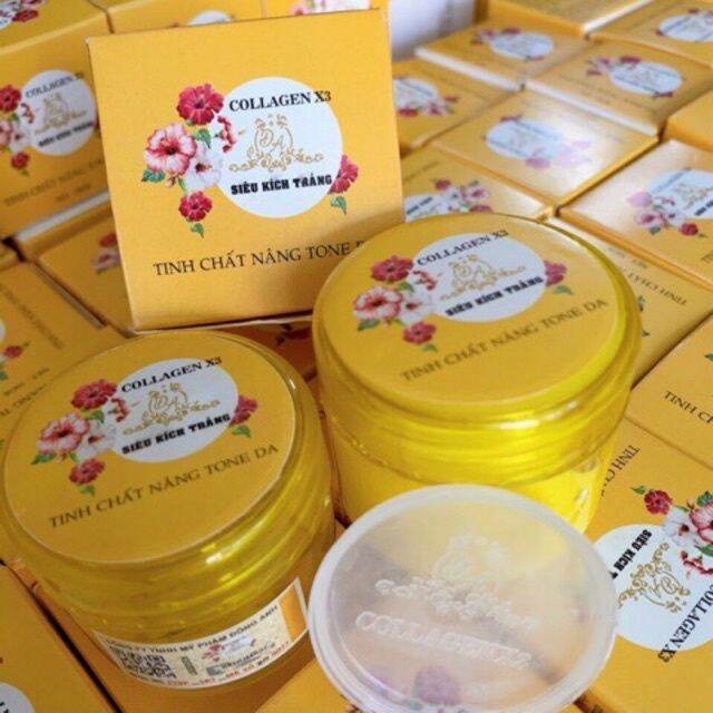 kem siêu kích trắng collagen x3