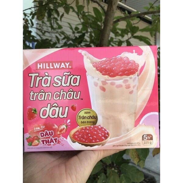 Set Trà Sữa Trân Châu HILLWAY (1 gói trà sữa và 1 gói trân châu)