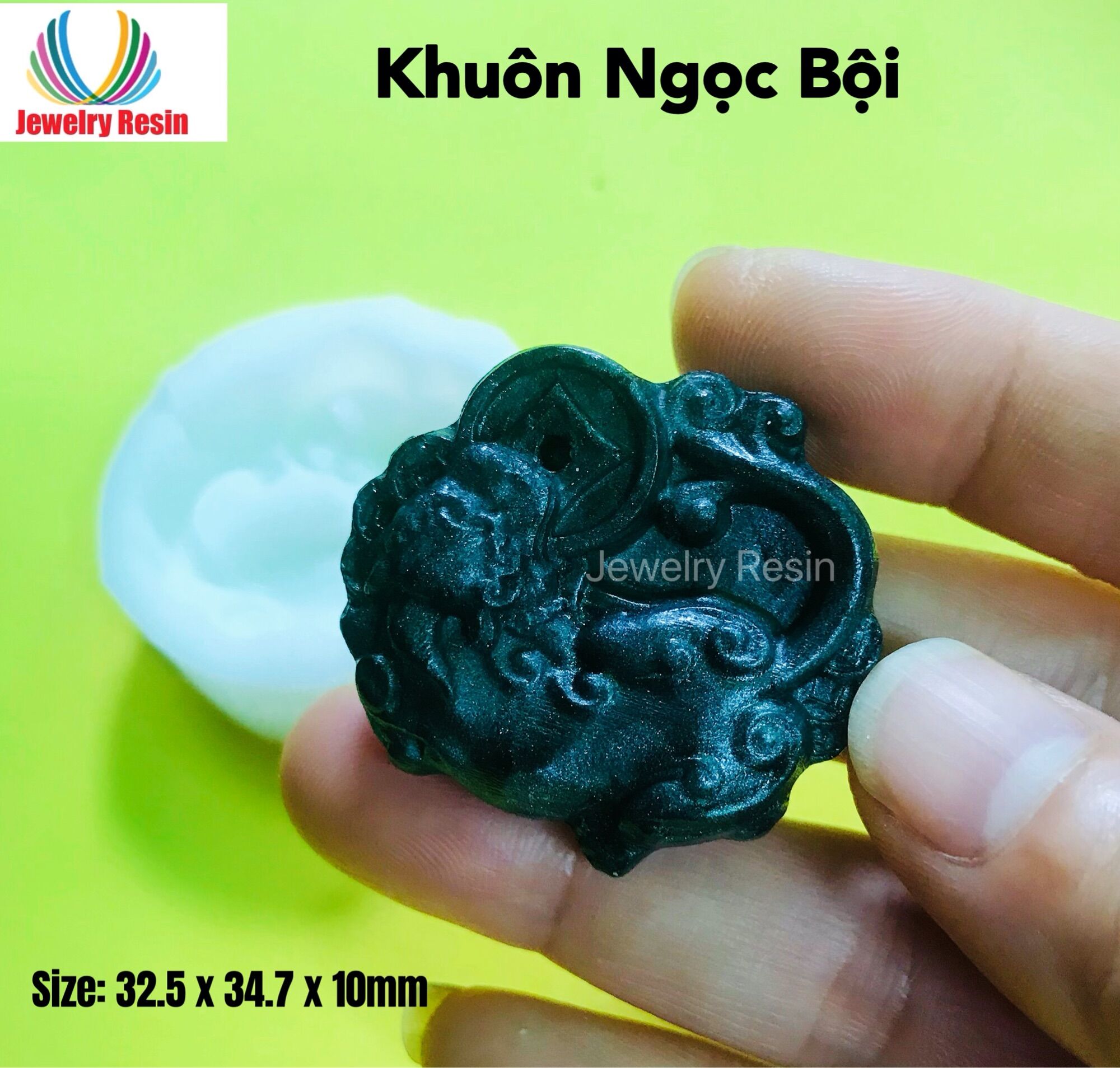 Khuôn Ngọc Bội, Ngọc Bội, Khuôn Silicone , Khuôn Epoxy Resin