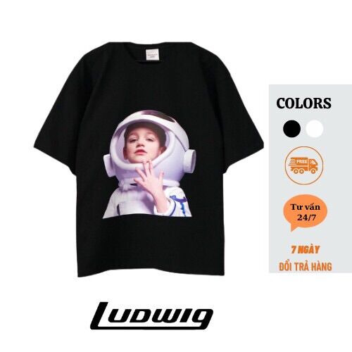 Áo thun ADLV cậu bé phi hành gia Ludwig unisex streetwear