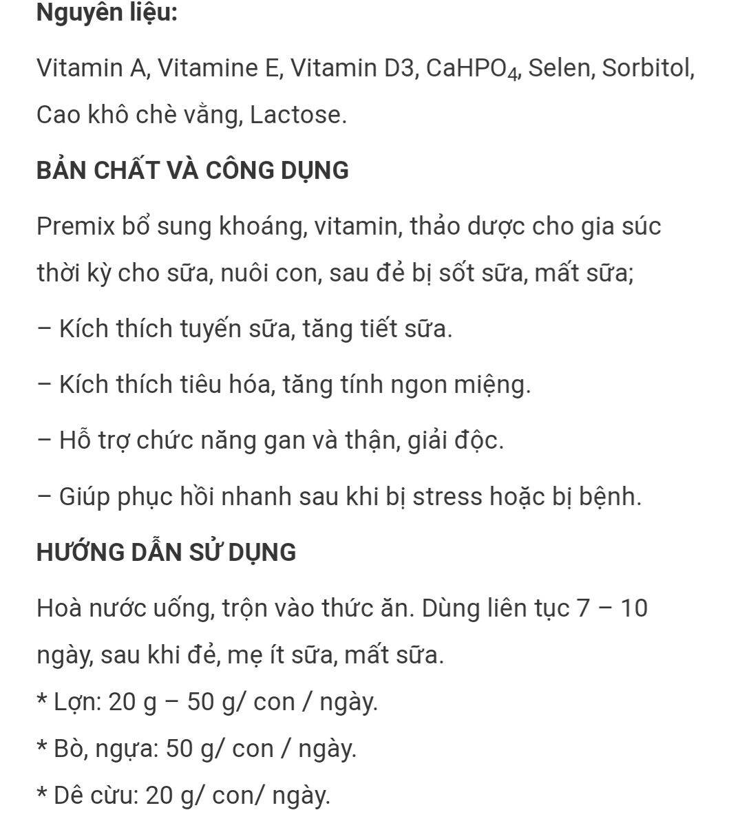TD lợi sữa thảo dược 100 gram đạm sữa cao cấp