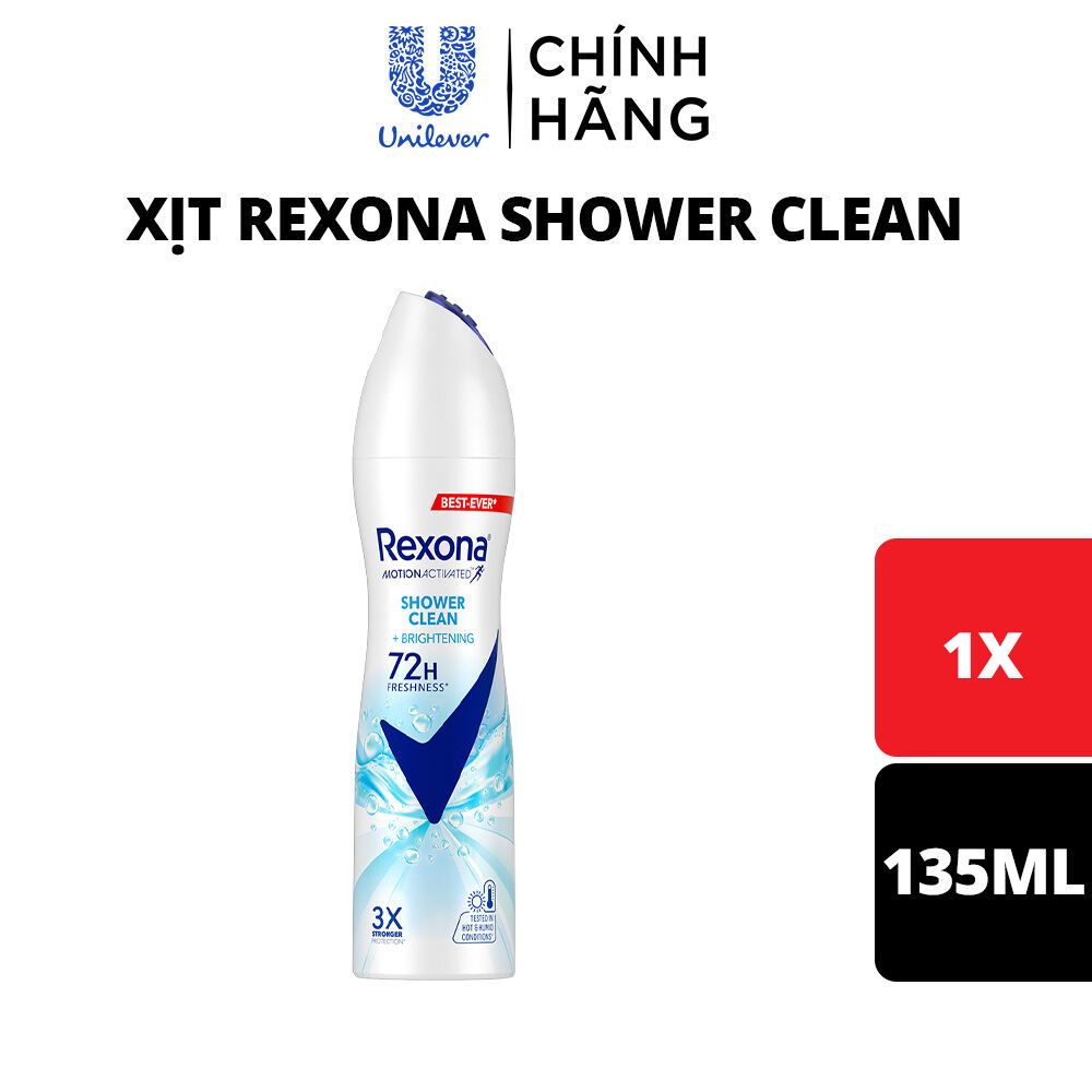 Lăn/Xịt khử mùi Rexona 72H khô thoáng dành cho nữ 45/135ml