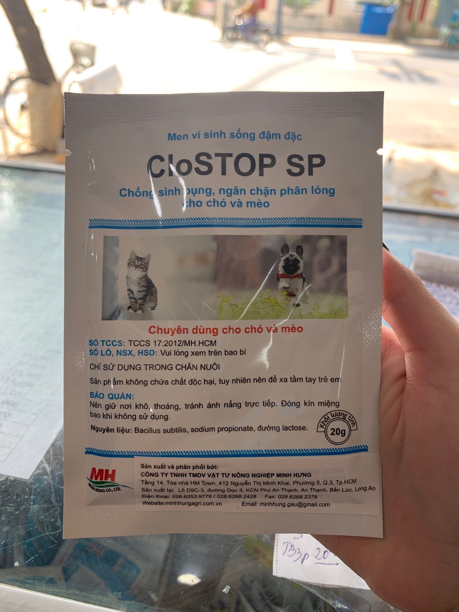 Clostop SP men tiêu hoá vi sinh sống cho chó mèo