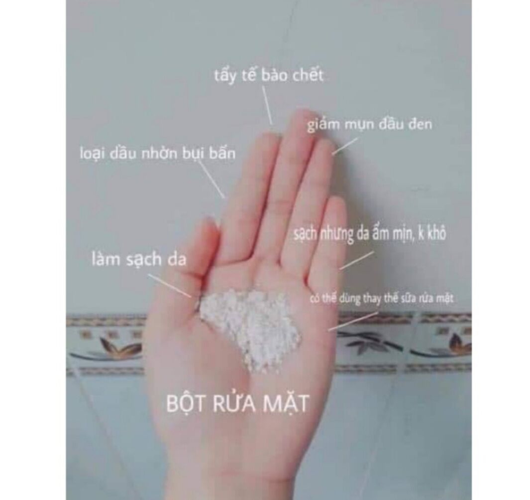 Bột rửa mặt thảo dược Matcha kiềm dầu- Handmade