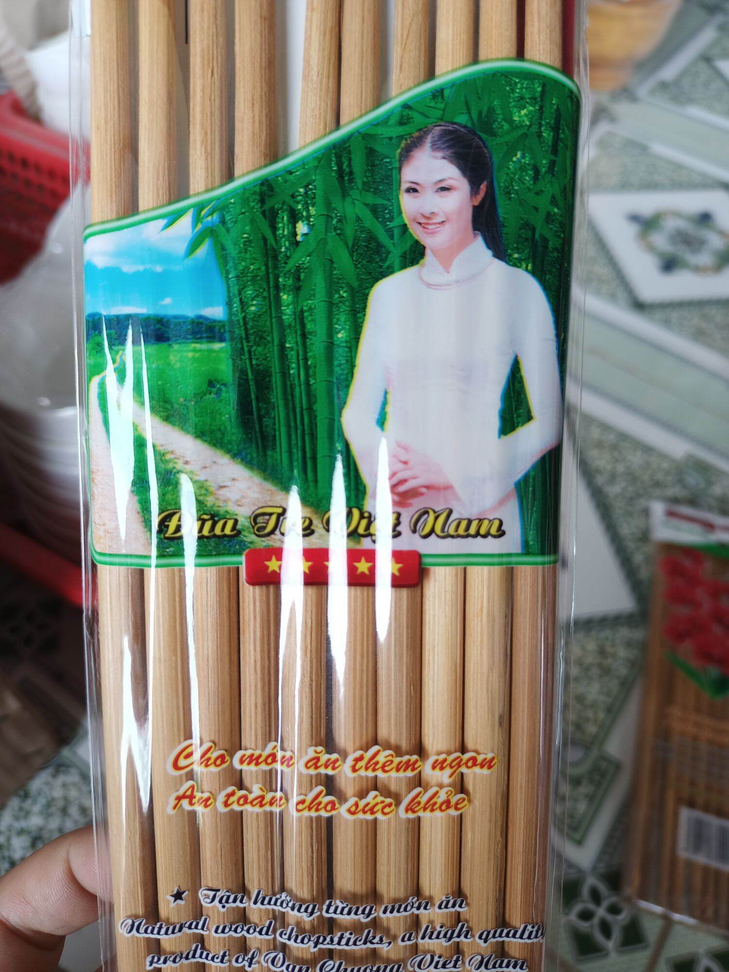 đũa tre trơn Văn Chương (10 đôi)