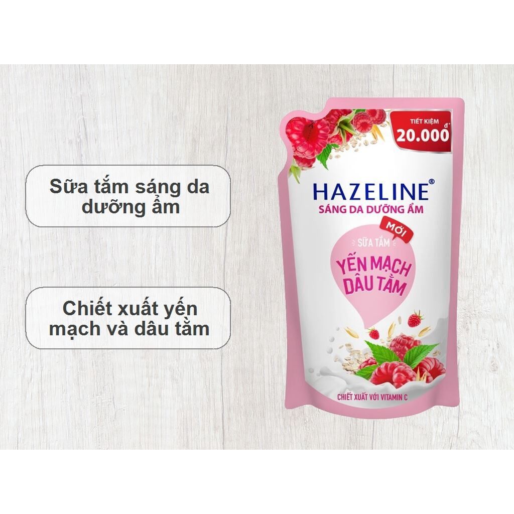 Sữa tắm hazeline túi 900g