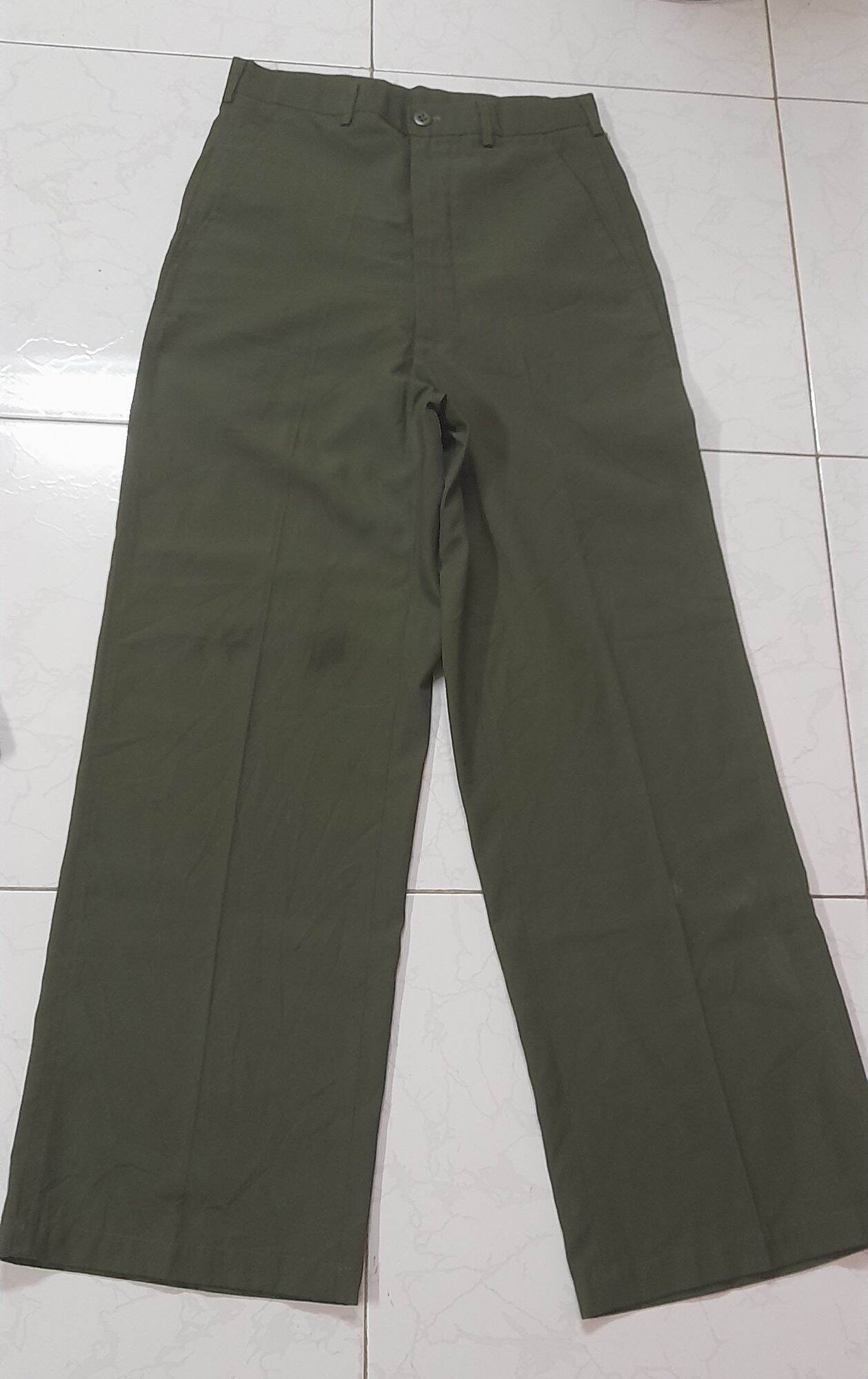 Quần xanh oliu hàn quốc