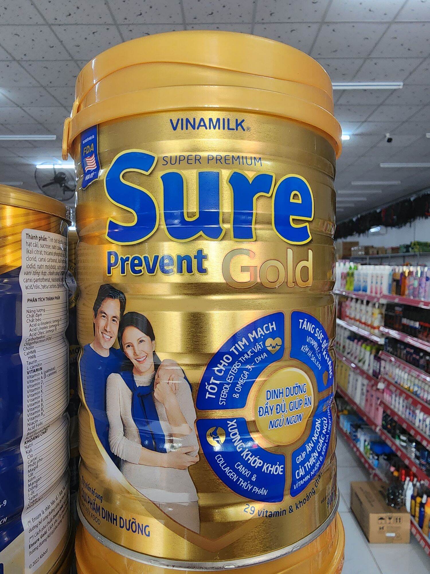 sữa bột sure prevent gold 900g