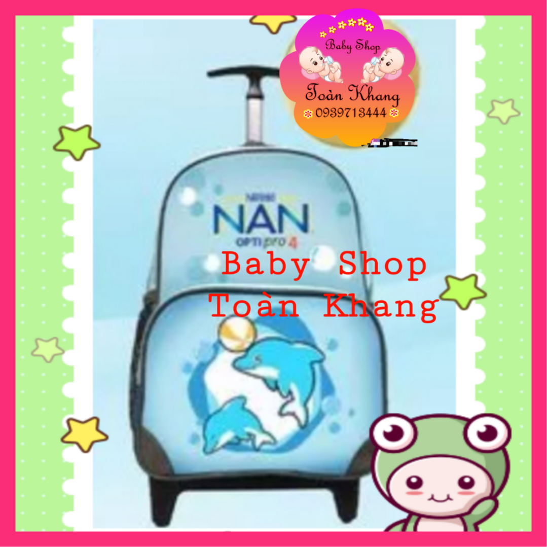 Ba lô kéo cho bé size nhỏ phù hợp bé mẫu giáo