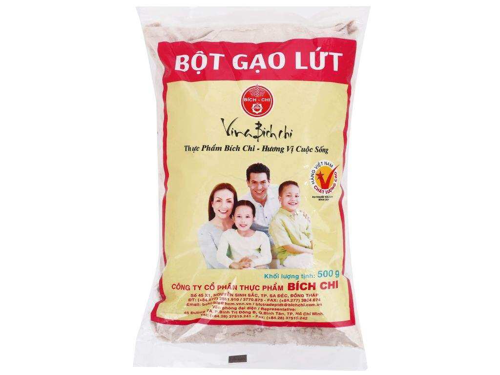 Bột gạo lức nguyên chất Bích Chi 500g