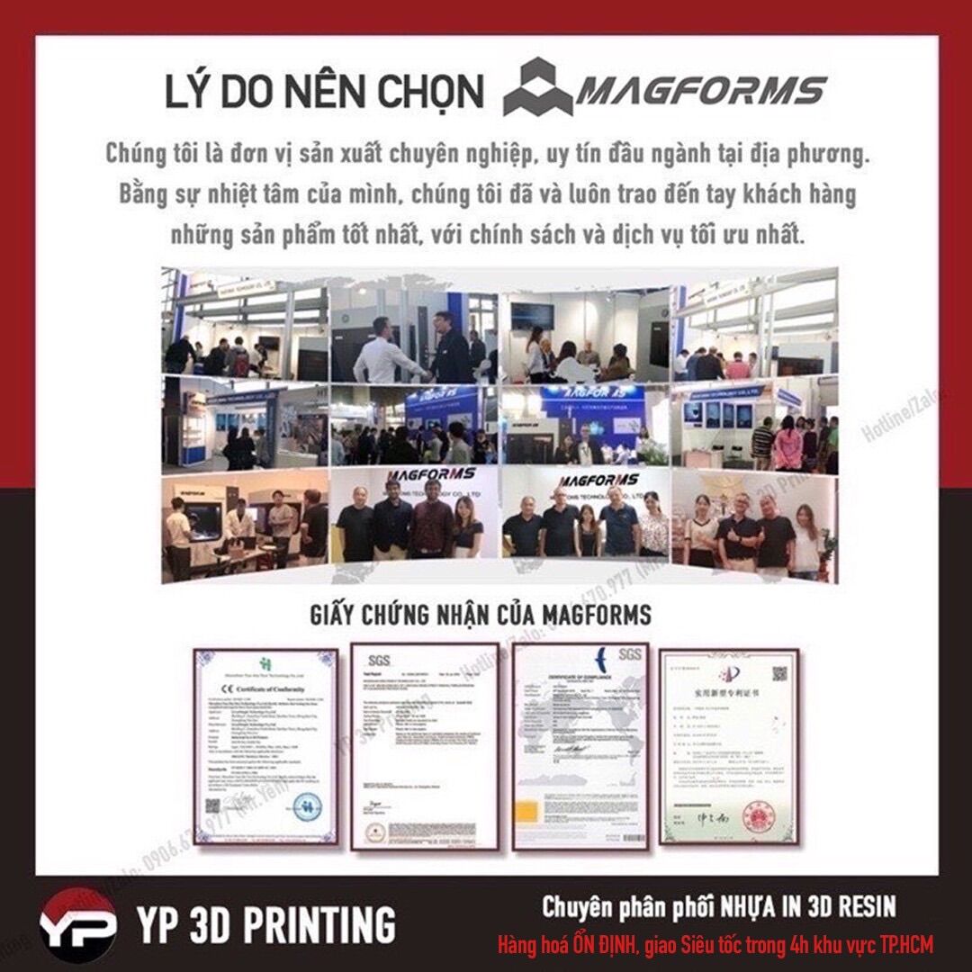 Nhựa in 3D Resin UV - MAGFORMS Crys100 1000ml