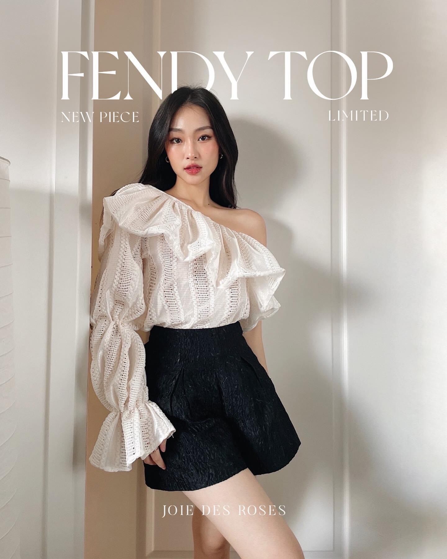 Áo lệch vai Fendy Top