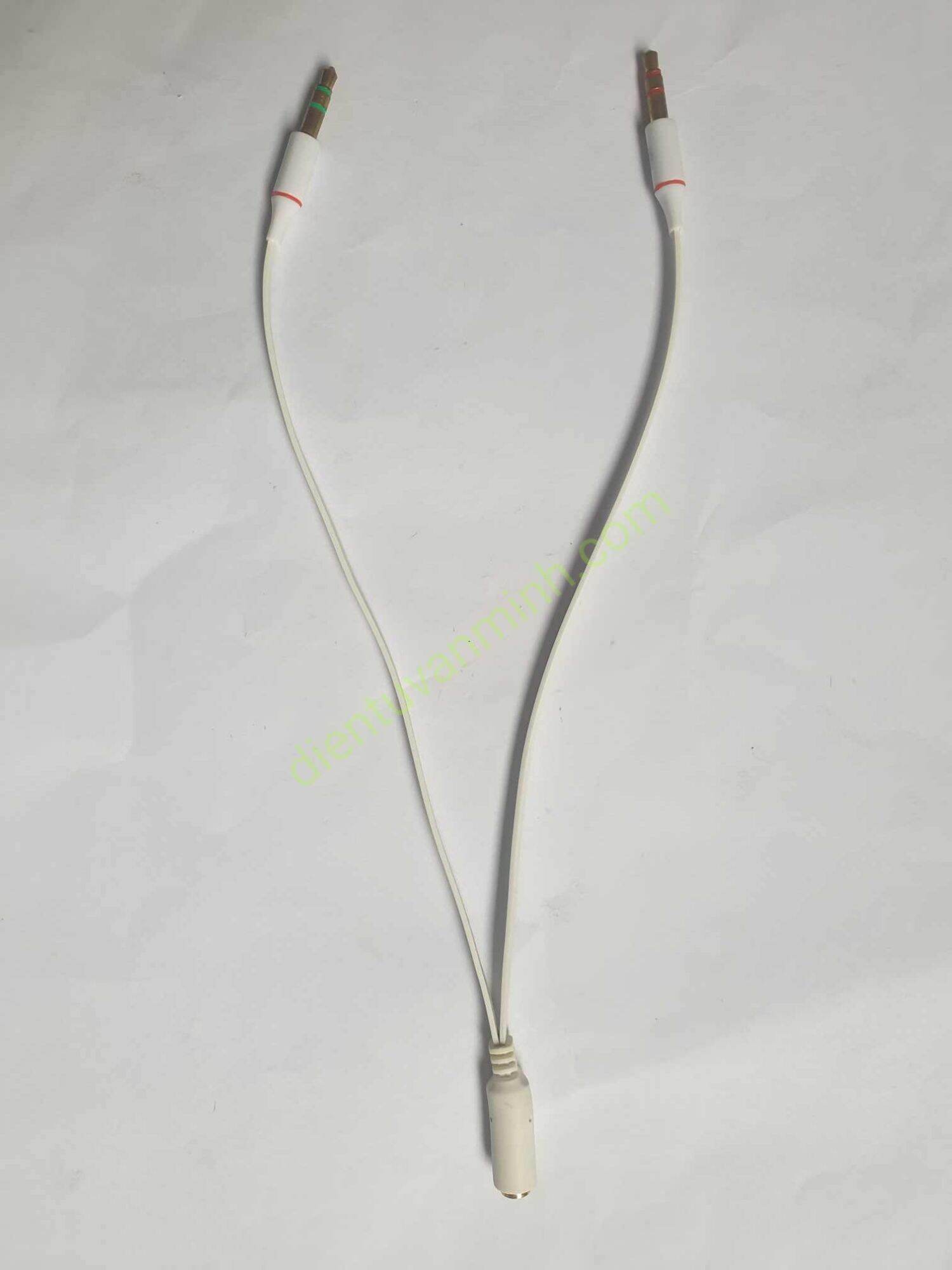 Jack âm thanh 3.5mm chuyển đổi 1 cái sang 2 đực