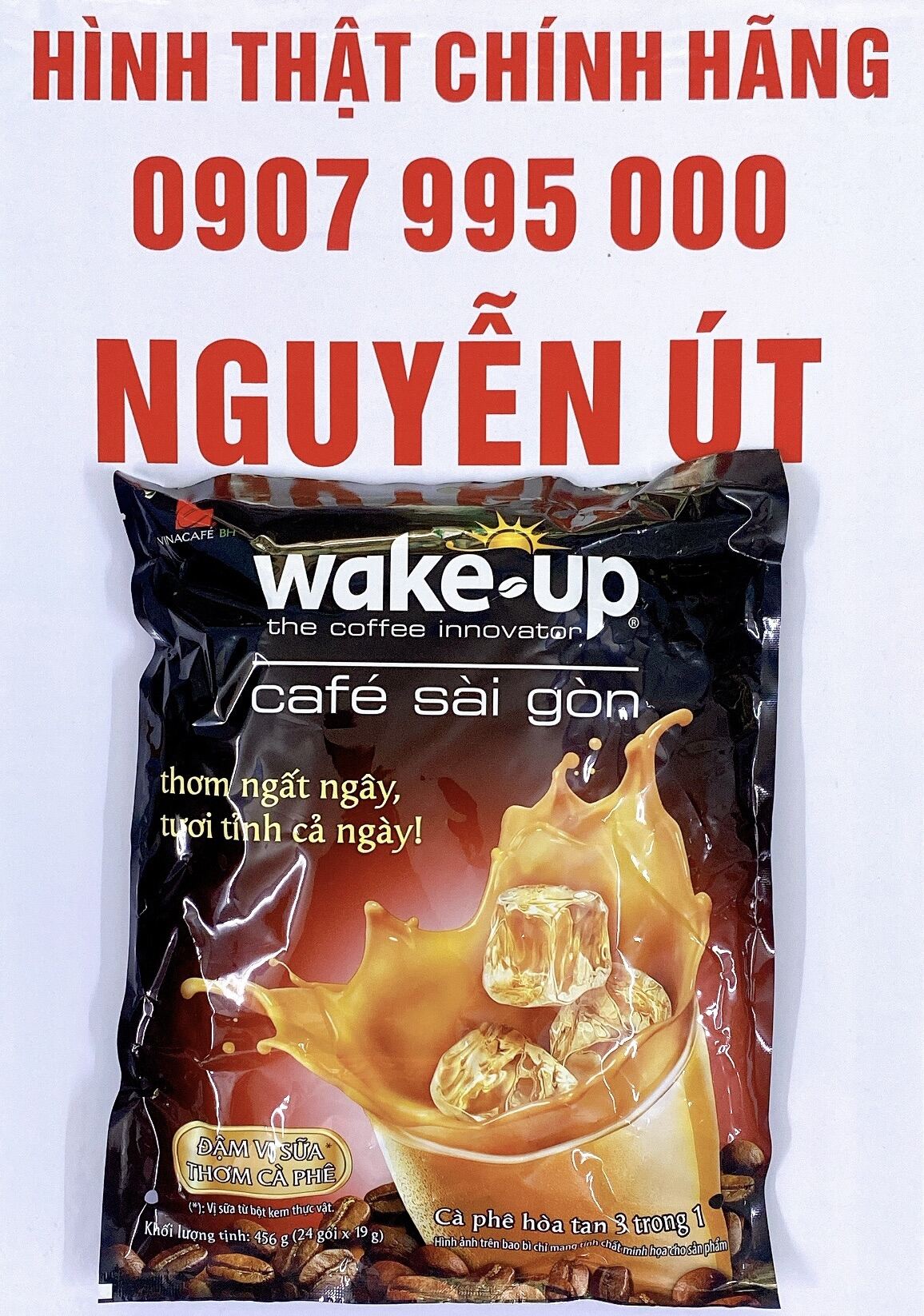 [HCM]cafe wake up sài gòn bịch 24 gói x19g