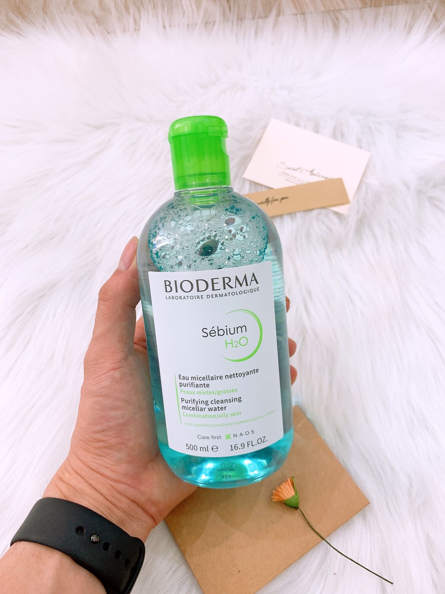 Nước tẩy trang Bioderma hồng 500ml