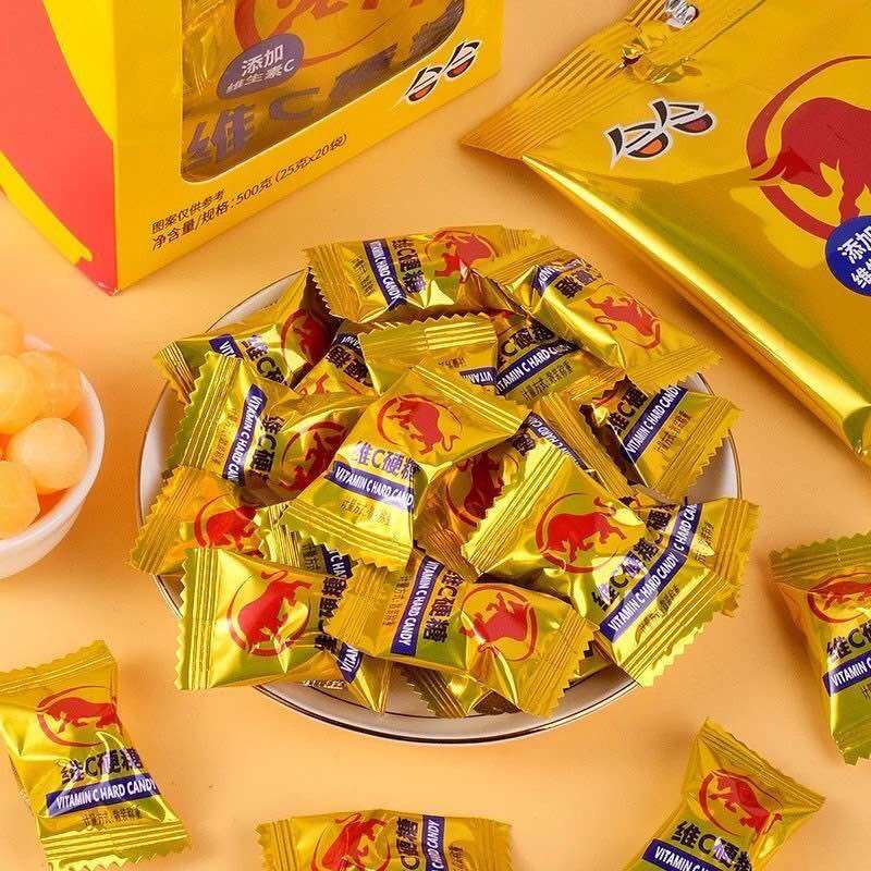 Kẹo Ngậm Vị Bò Húc Túi 320gr