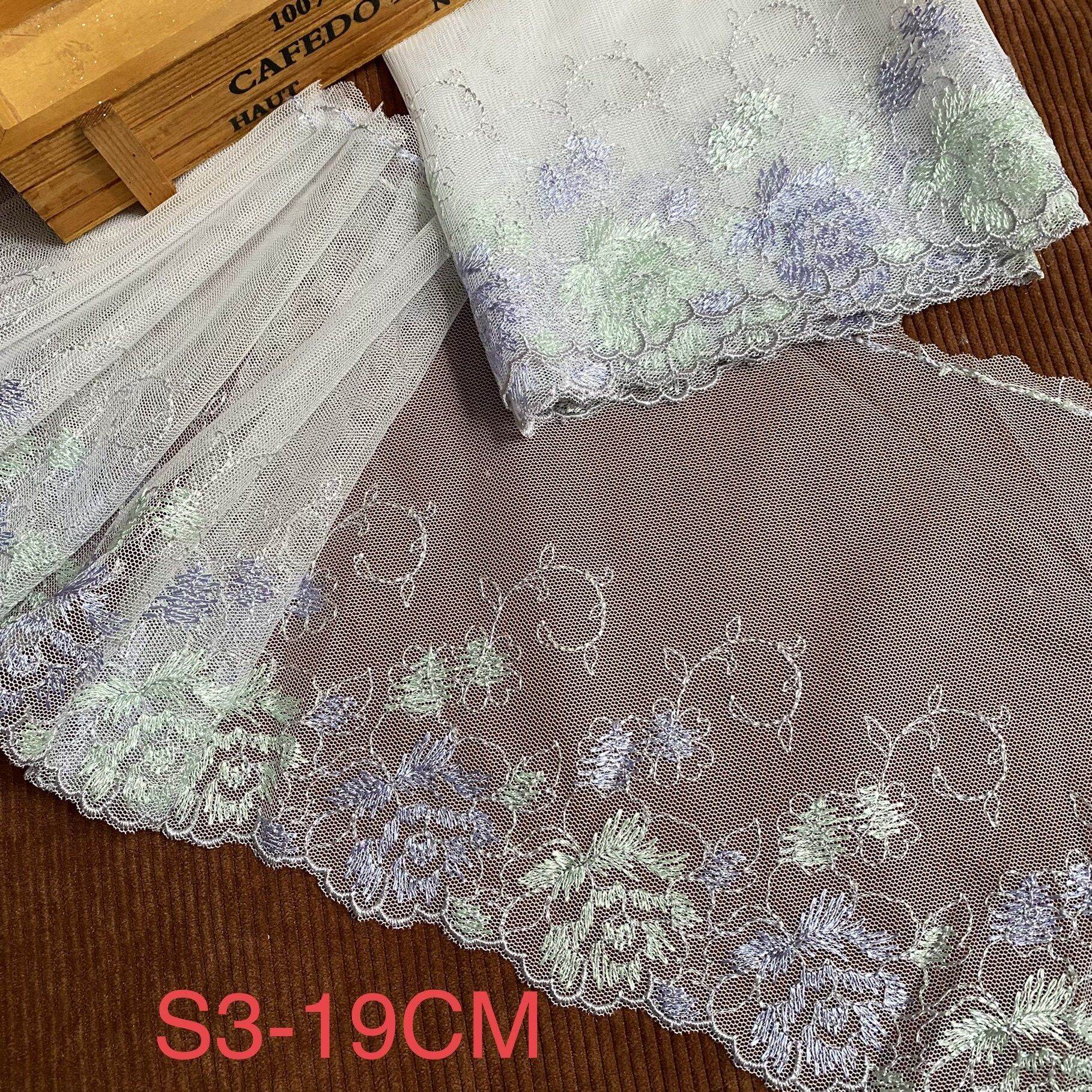 (1 MÉT) REN LƯỚI THÊU PHỤ KIỆN MAY VÁ BẢN RỘNG 18_19 CM.