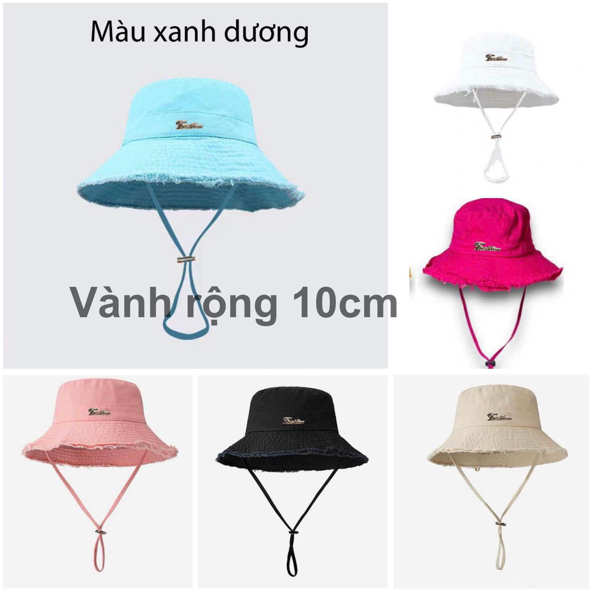 Nón tai bèo tua Hàn quốc :: mũ bucket vành rộng mạc sắt fashion sanh chảnh thời trang nữ