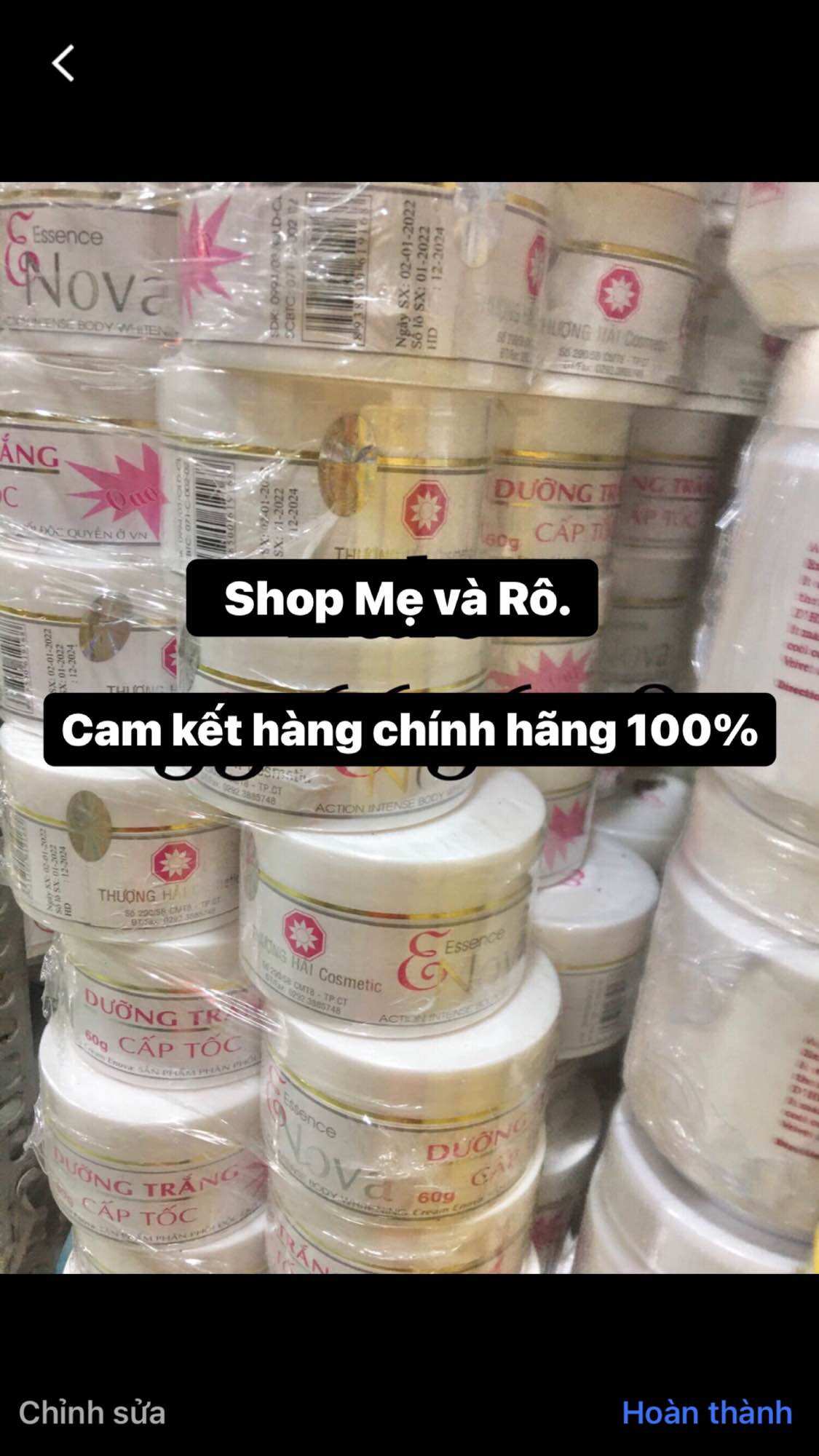 Kem dưỡng trắng da cấp tốc EVONA hủ 60g