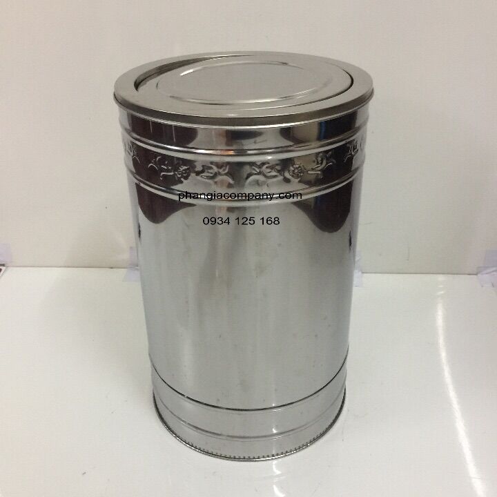 Thùng rác inox nắp bập bênh 300 x 600