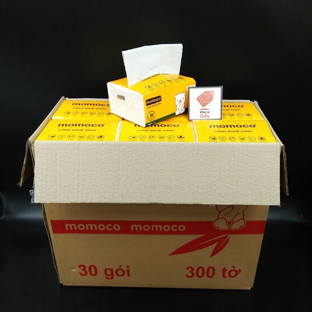 COMBO 10 GÓI RÚT LỤA MOMOCO GIẤY LỤA 3 LỚP MỀM MỊN VÀ DAI