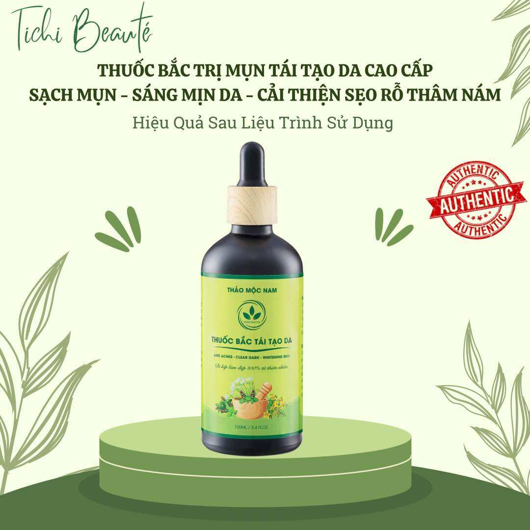 Thuốc Bắc Tái Tạo Da Handmade Tichi Beauté - Thuốc Bắc gia truyền tái tạo da ngừa mụn, thâm, nám, tàn nhang