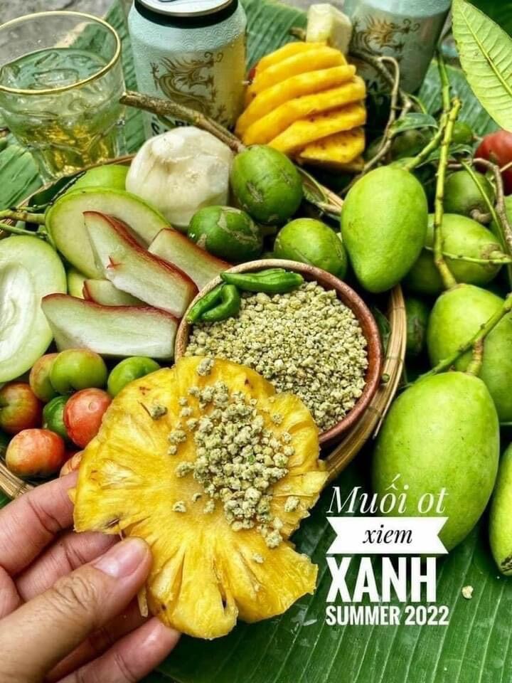 Muối ớt xiêm xanh hủ 500gr