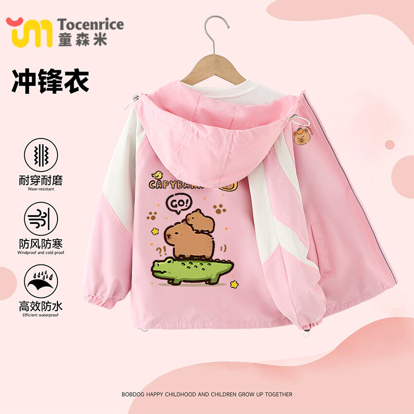 Áo Khoác Trẻ Em Thời Trang Chống Thấm Nước Có Mũ Trùm Đầu Mùa Thu Đông Cho Bé Trai Và Bé Gái Áo Khoác Ngoài Bằng Vải Polyester Giá 608,000 Đồng*Miễn phí vận chuyển