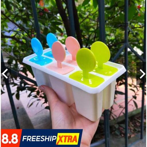 Vỉ 6 khuôn làm kem VIệt Nhật