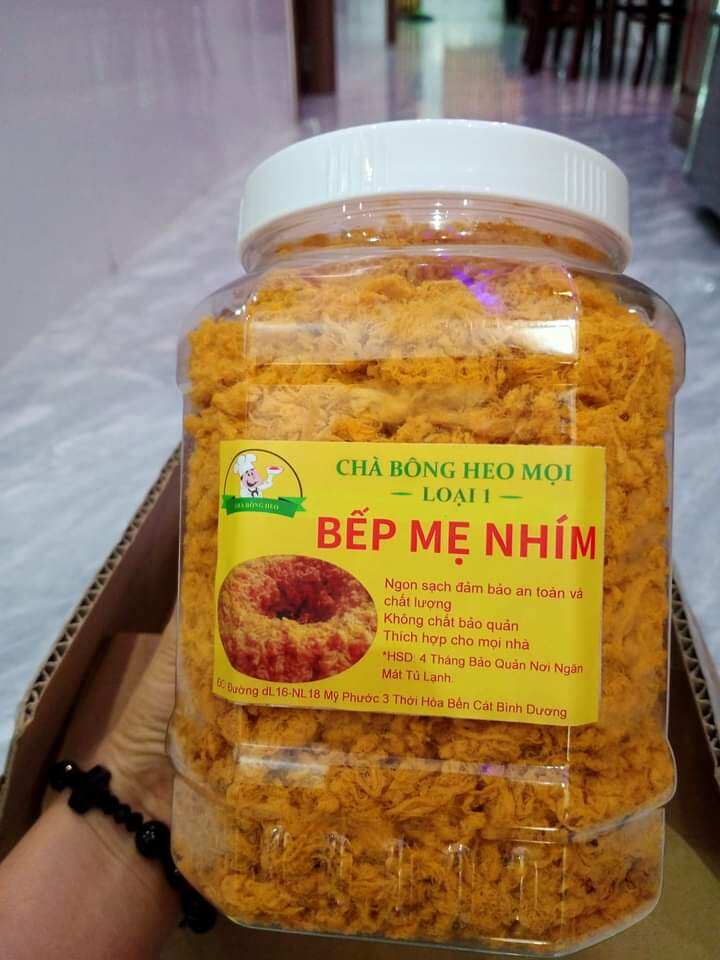 Chà Bông heo mọi nhà làm