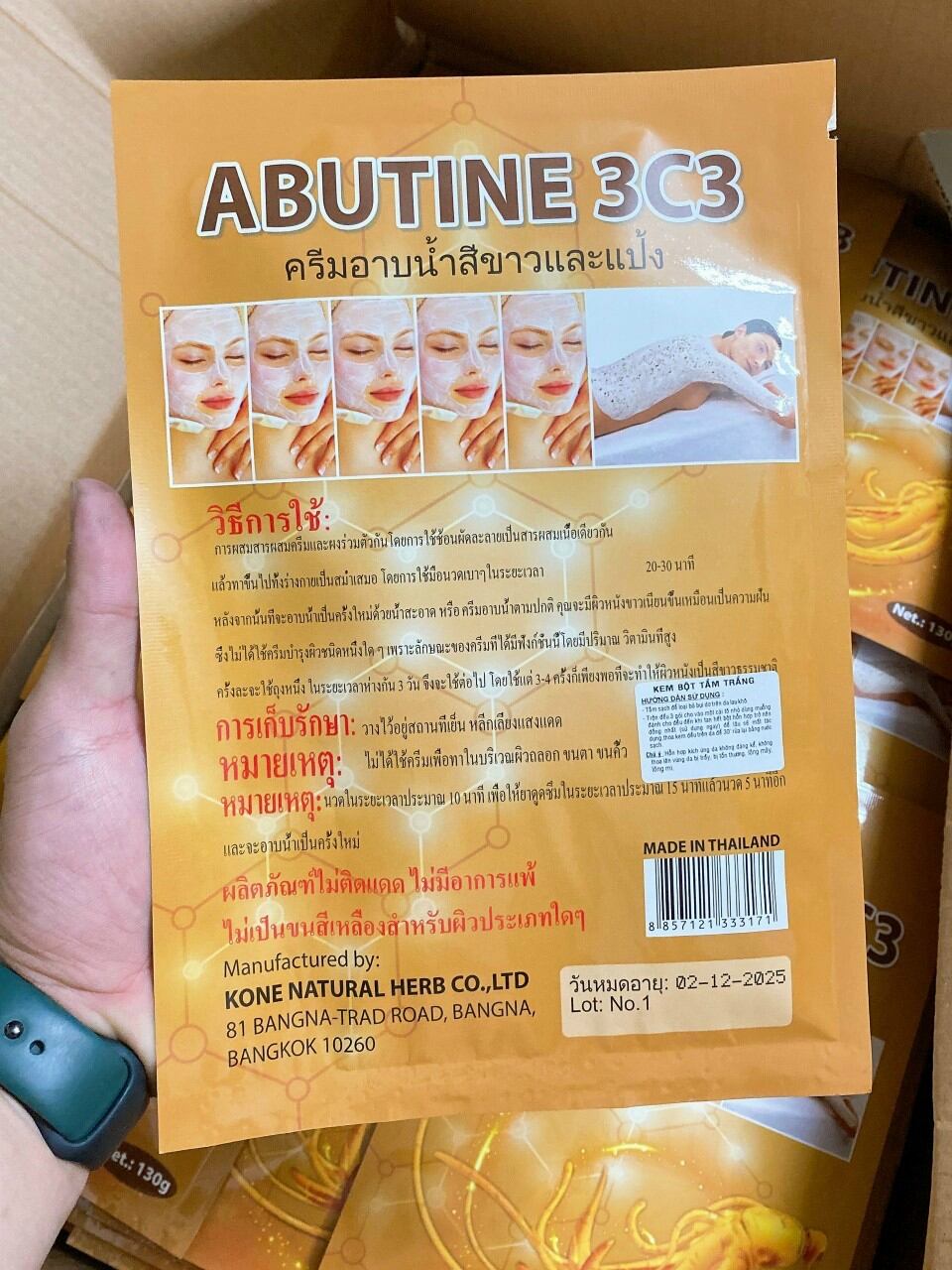 TẮM TRẮNG ABUTINE 3C3