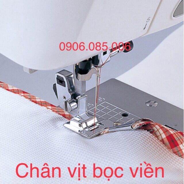 Chân vịt bọc viền máy may gia đình đa chức năng.