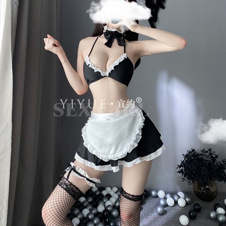 Set Đồ Ngủ Cosplay Cô Dọn Phòng ( KHÔNG KÈM VỚ )