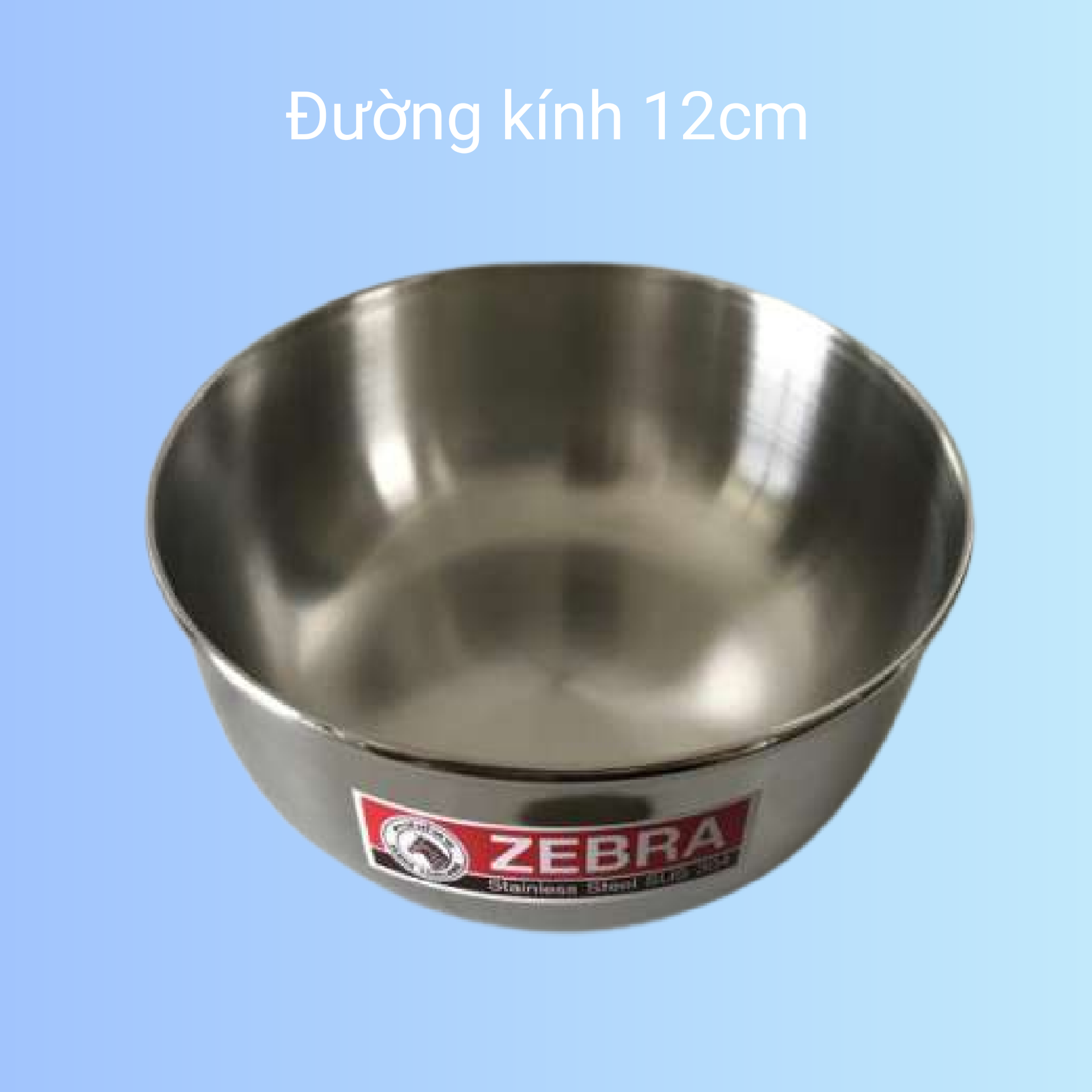 Thố inox 12cm - 14cm - 16cm - 18cm Zebra -Thái Lan