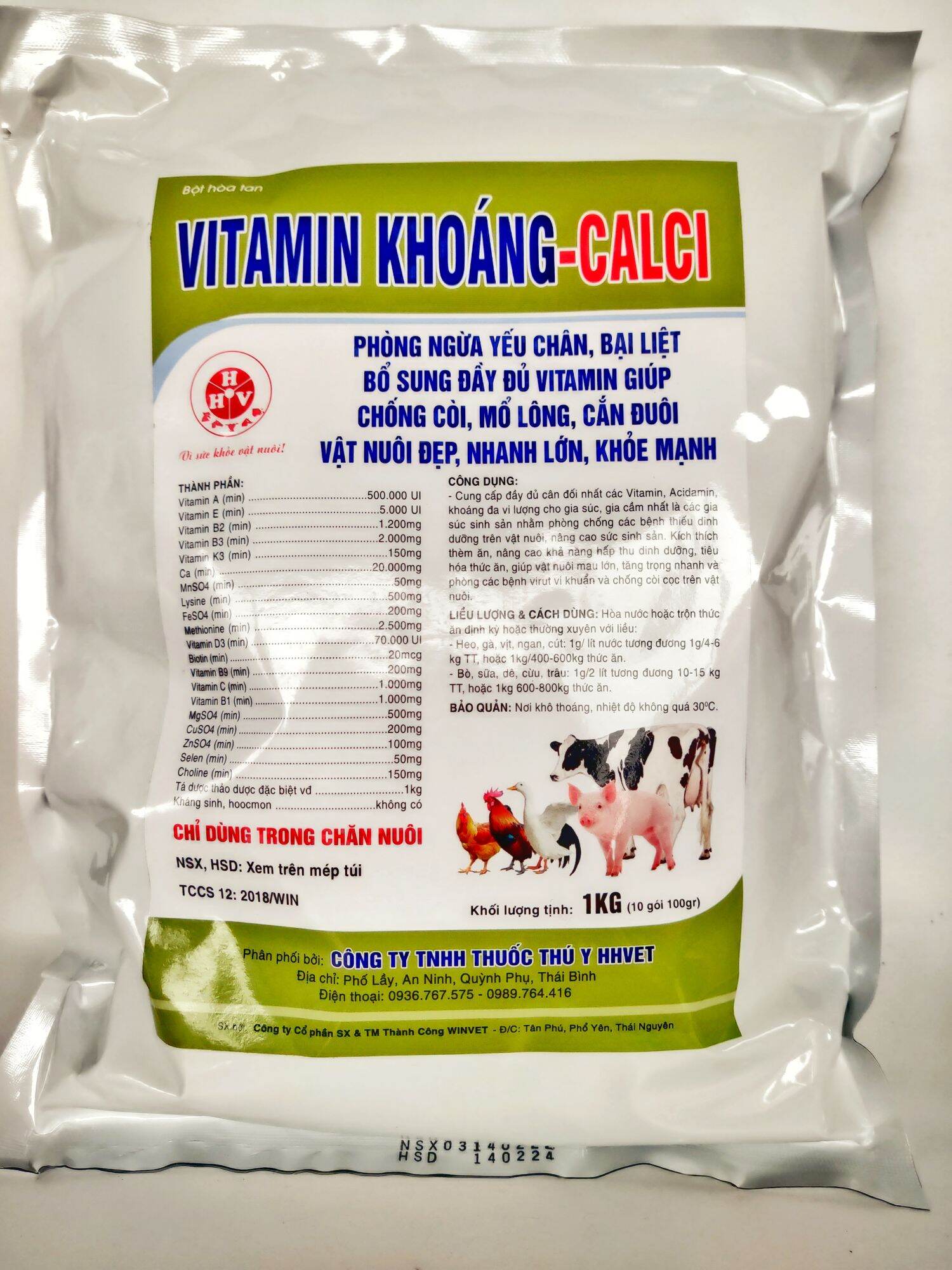Chống cắn mổ lông trên gà gói 100g