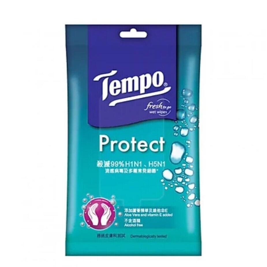 [HCM][Ở NHÀ CHỐNG DỊCH] KHĂN ƯỚT DIỆT virus và vi khuẩn H1N1- H5N1 TEMPO BỎ TÚI 10 MIẾNG/BAO