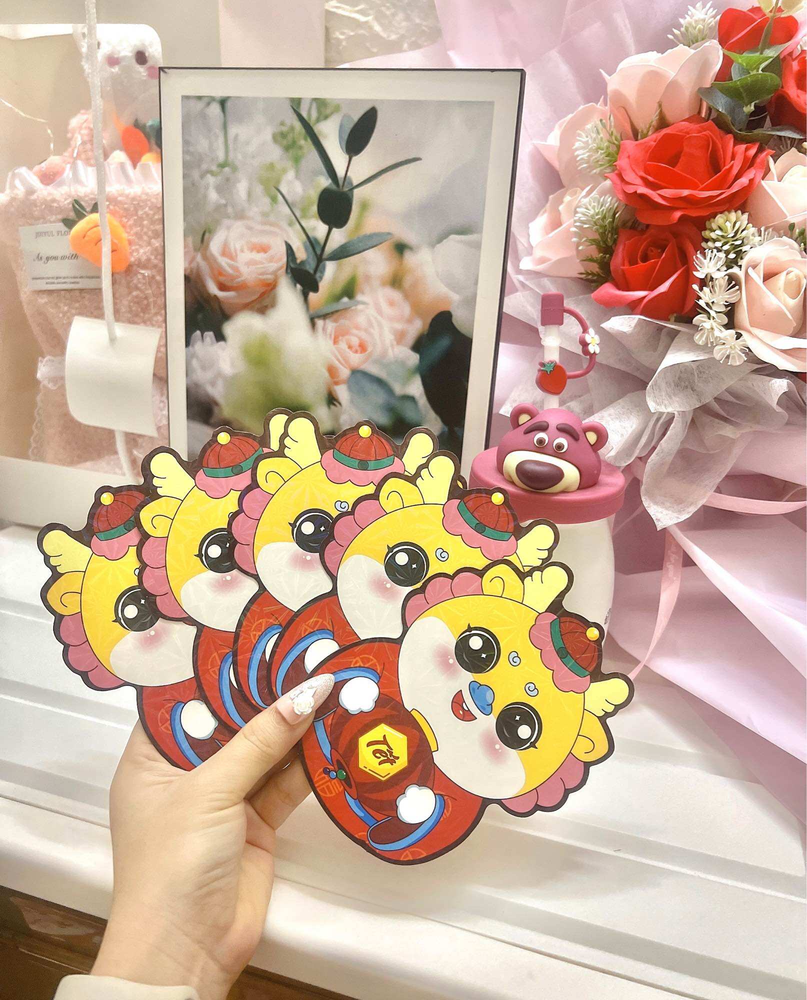 [COMBO 50 cái ] BAO LIXI CHIBI 2024 ( được mix nhiều mẫu )